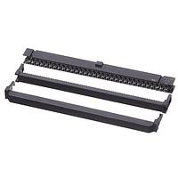 Omron Electronics XG4M-6430-T Flat Cable Connectors Socket+StrainRelief Set 64Pin 1Polar