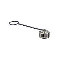 Amphenol LTW CAP-WACMSPC2 Accessories Ceres, Waterproof Cap With Rubber Lead, Metal, Screw Thread, Male Connector