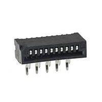 Amphenol FCI HLW7R-2A7LF Board Mount 1.00mm Flex Connectors, HLW-R series, 7 Position, Side Entry Non-ZIF Connector, 1mm (0.039inch) Pitch, No Kinked Terminal
