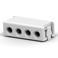 AMP Connectors - TE Connectivity 2106431-4 Lighting Connectors 4 Position 18 AWG SMT IDC Feed Thru