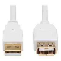 Tripp Lite U024AB-003-WH USB Cables / IEEE 1394 Cables 3FT ANTBCTL USB2.0 AEXTCBL M/F