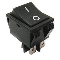 E-Switch R5BBLKREDGF2 High Current Rocker Switch 15A 250V DPST On-OffIncandescent