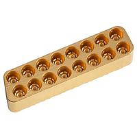 HUBER+SUHNER 2x8A_81_MXP-S50-0-1/111_NE Multi-Port Connectors MXP straight PCB plug(m)