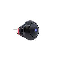 E-Switch RP8300B2M1CEBLKBLKBLU Sealed OFF-ON BLK Housing Blk Cap Blue LED Dot