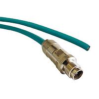Stewart Connector BM-MAMD100M Cat 6a M12 X-Code Free-end Cable 10M