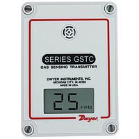 Dwyer GSTC-C-LCD-FC CO/NO2 Gas Transmitter for Garages, BACnet/Modbus®, On-site Calibr. (0 to 500 ppm, Field Replaceable Electrochemical, Wall Mount)