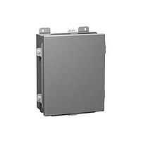 Hammond Manufacturing 1414N4A Lift-Off Cover NEMA 4 Mild Steel Lift Off Cover w/ Clamps 4 x 4 x 3"