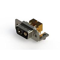 EDAC 629-2WK2640-5NB Mixed Contact D-Sub Connectors Right-angle Power Combo D-Sub Connector