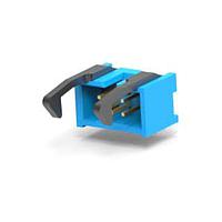 AMP Connectors - TE Connectivity 2-1761607-1 Shrouded IDC LOW PRO HDR 6P RA LG LAT BLUE