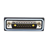 NorComp CDFR17W2113L211 Mixed Contact D-Sub Connectors 17W2 R/A solder M FL 4-40 int thrd 20 Amp