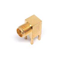 Radiall R124680123W PCB Receptacles SMA / RIGHT ANGLE JACK RECEPTACLE FOR PCB SOLDER LEGS