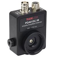 THORLABS PDA015C/M Amplified Photodetector (800 - 1700 nm, Fixed Gain, M4 Mounting Holes)