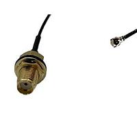 Adam Tech CA-DKCA0-305L0-AJI0-O Coaxial Cables WATERPROOF SMA TO IPEX FOR 1.13