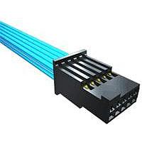 Samtec SFSDT-35-28-G-11.52-DR-NDX Rectangular Cable Assemblies 0.50" Tiger Eye(TM) Double Row Discrete Wire Cable Assembly