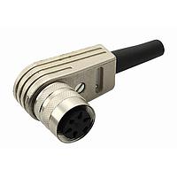 Amphenol Tuchel T 3301 058 Connectors FEMALE R ANG CONN 4C GOLD 4-6MM