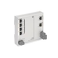HARTING 24024061220 Unmanaged Ethernet Switches Ha-VIS eCon 2061GBT-AF-P - unmanaged switch with 6 Gigabit RJ45 (4PoE), 1 SC Duplex SM Fiber, (extended temp. range)