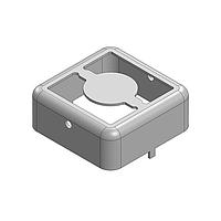 Masach Tech MS130-10F-NS EMI/RFI Shield Frame, Two-Piece 13 x 13 x 5mm Two-piece Drawn-Seamless RF Shield/EMI Shield FRAME (Nickel-Silver)