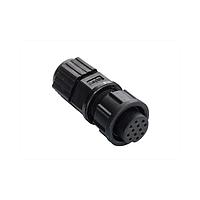 Amphenol LTW BD-08BFFA-SL7001 Standard Circular Connector Ceres, Standard Size, Plastic, 5A, 08 pins, Female Connector, Female Contact, Straight, Screw Thread, Solder, Field Installable, F4.5 - F6.5mm, IP67