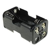 Eagle Plastic Devices 12BH343D-GR Battery Holders 4 AA W/SOLDER TABS