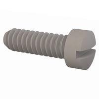 Essentra Components 010632F043 Machine Screw Fillister Slotted Screw, #6-32 Thread, 7/16 Lg