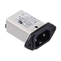 AMP Connectors - TE Connectivity 10IHE1 Inlets Inlet, Med Filtr Fl, 10A