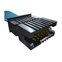 Samtec TFSDT-10-28-H-15.00-S Double Row Discrete Cable .050" Tiger Eye Double Row Discrete Wire Cable Assembly, Teflon Fluoropolymer Wire, Terminal