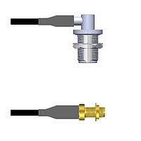 Amphenol Custom Cable Q-1S02Y0008010i RF Cable Assemblies N-RJB/SMA-SJB RG58 10I