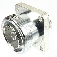 Fairview Microwave SM4672 4 Hole Flange N Female to 7/16 DIN Female Adapter (6 Ghz)