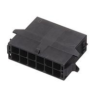Molex 105411-1112 Plug Housing Megafit PanelMount Plg Hsg DR 12ckt Blk