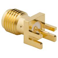 Amphenol RF 132323 PCB Connectors SMAEndLaunchJack .042iPCB50OhmRndCont
