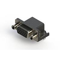 EDAC 634-015-263-040 D-Sub Connectors - Standard Density D SUB RECEPTACLE RA HD .350 FP