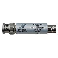 Crystek Corporation CATTEN-07R0-BNC Connectorized Attenuators DC-1GHz Atten. 7dB BNC 50 Ohm 2 watts