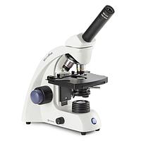 Euromex MB.1151 MicroBlue monocular microscope (WF 10x/18,  achromatic 4/10/S40/S100x)
