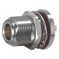 HUBER+SUHNER 34_N-SMB-50-1/1--_UE RF Adapters - Between Series N jack(f) to SMB jack(f) bulkhead