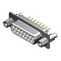 Molex / FCT 173109-1315 Standard Density FCT DSUB STR PC RCPT 15 PN W/SNAPIN