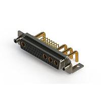 EDAC 630-36W4250-2N6 Mixed Contact D-Sub Connectors Right-angle Power Combo D-Sub Connector