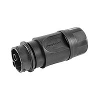 Amphenol SINE Systems RTS1BS18N2S03 Receptacles Receptacle, Inline, 2 Position, Female, Shell Size 18, with Silicone Seal