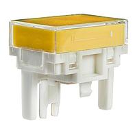 NKK Switches AT4027JE Cap, Rectangular RCT CLR LNS/YLW FLTR LB W/ INCNDSCNT LAMP