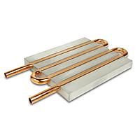 Advanced Thermal Solutions ATS-TCP-1001 Tubed, 4-Pass Tubed Cold Plate, IGBT, No Finish, 0.016C/W at 1 GPM, 4-Pass, 152x127x15mm