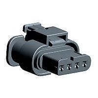 AMP Connectors - TE Connectivity 2-1718645-1 Housings 4POS, MCON 1.2 - LL CONNECTOR, SEALED