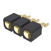 Mill-Max 319-10-103-40-006000 Headers .100" Pitch, Single Row Concave face HSMT Target Connector 3-Pin