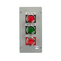 Eaton 10250T3532 Control Station, Three Element PB STAT 3 BUTTON