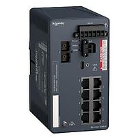 SCHNEIDER MCSESM093F1CU0 Managed Ethernet Switches Ethernet Switch, Industrial Managed Switch 8TX/1FX-MM