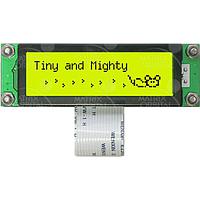 Matrix Orbital MOS-AL162F-YX3SJ LCD Character Display Modules 16x2 Blk Txt Ylw/Grn B/G "F"Model
