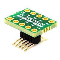 Chip Quik DIP300-SOIC-10W DIP Sockets DIP-10 (0.3" width, 0.1" pitch) to SOIC-10 Wide (1.27mm pitch, 300 mil body) Adapter
