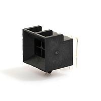 Molex 44428-0401 Shrouded R.A. RECPT 4P tin w/snap-in pegs