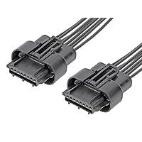 Molex 45145-0801 Discrete Wire Squba OTS Cable Rcpt SR 150mm 8Ckt BLK
