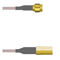 Amphenol Custom Cable Q-3C03Z000R009i RF Cable Assemblies SMA-SP/SMB-SP G316D 9I