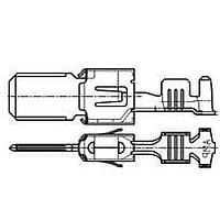 AMP Connectors - TE Connectivity 964308-1 (Cut Strip) Terminals FLACHSTECKER2 8X0 8 "Cut Strip of 100