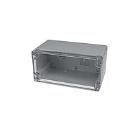 Bud Industries PN-1333-C Electrical Enclosures IP65 NEMA 4X Box with Clear Cover (6.3 X 3.2 X 3.4 In)